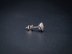 14K White Gold Earrings