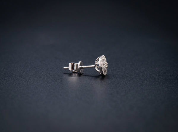 14K White Gold Earrings