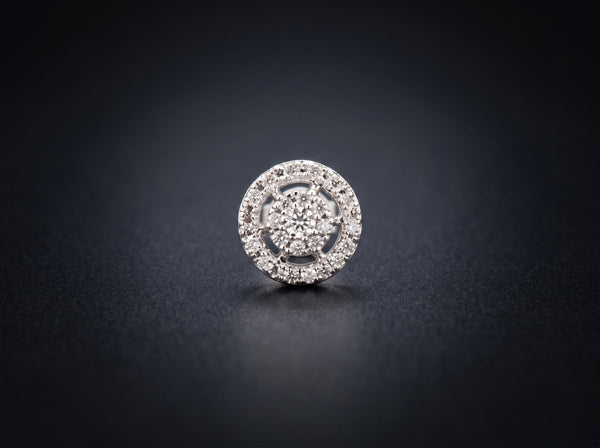14K White Gold Earrings