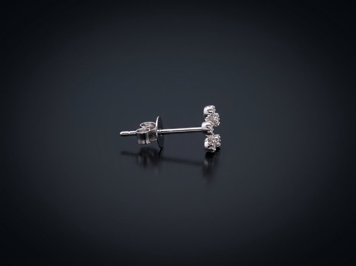 18K White Gold Earrings