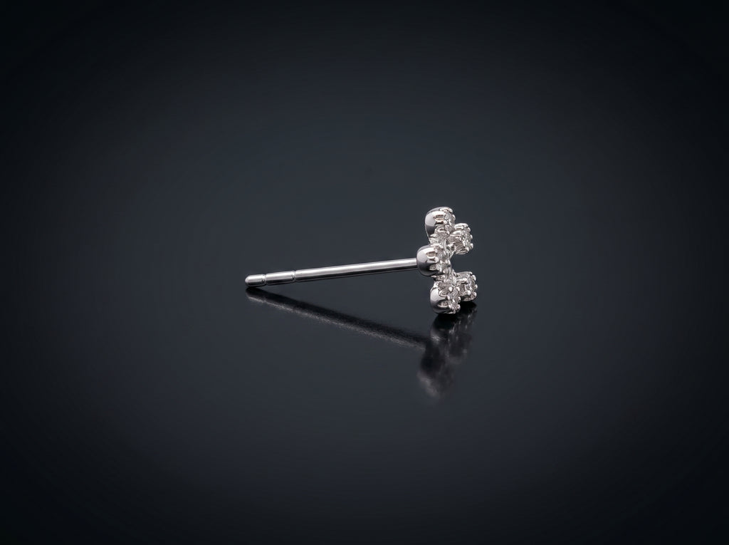 18K White Gold Earrings