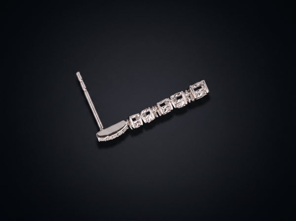 14K White Gold Earrings