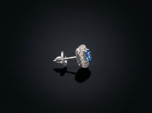 18K White Gold Earrings
