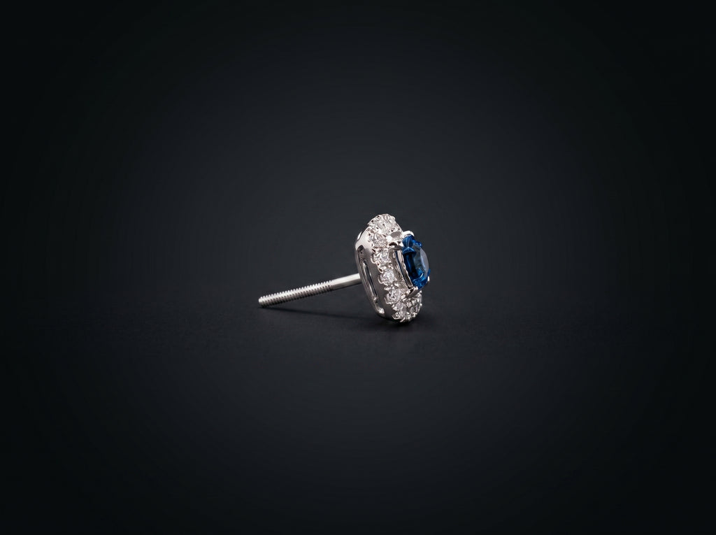 18K White Gold Earrings