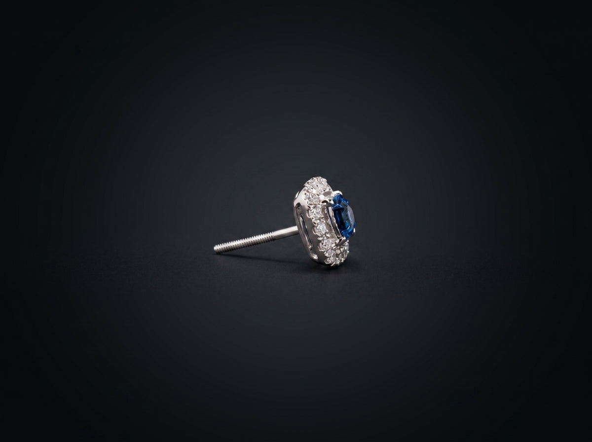 18K White Gold Earrings