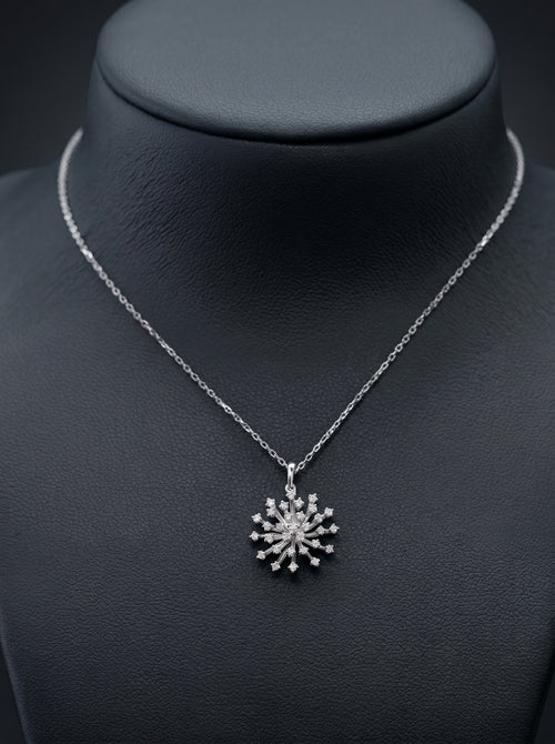 14K White Gold Pendant