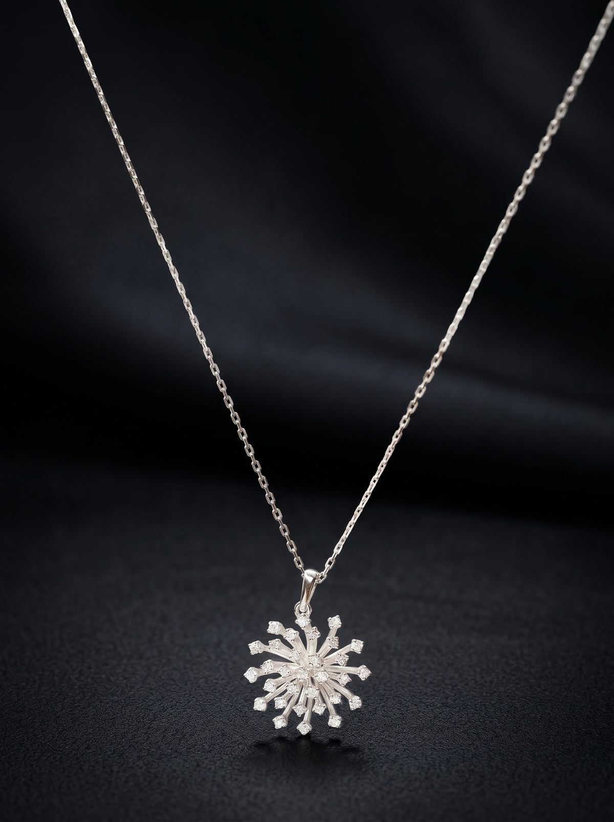 14K White Gold Pendant
