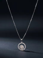 14K White Gold Pendant