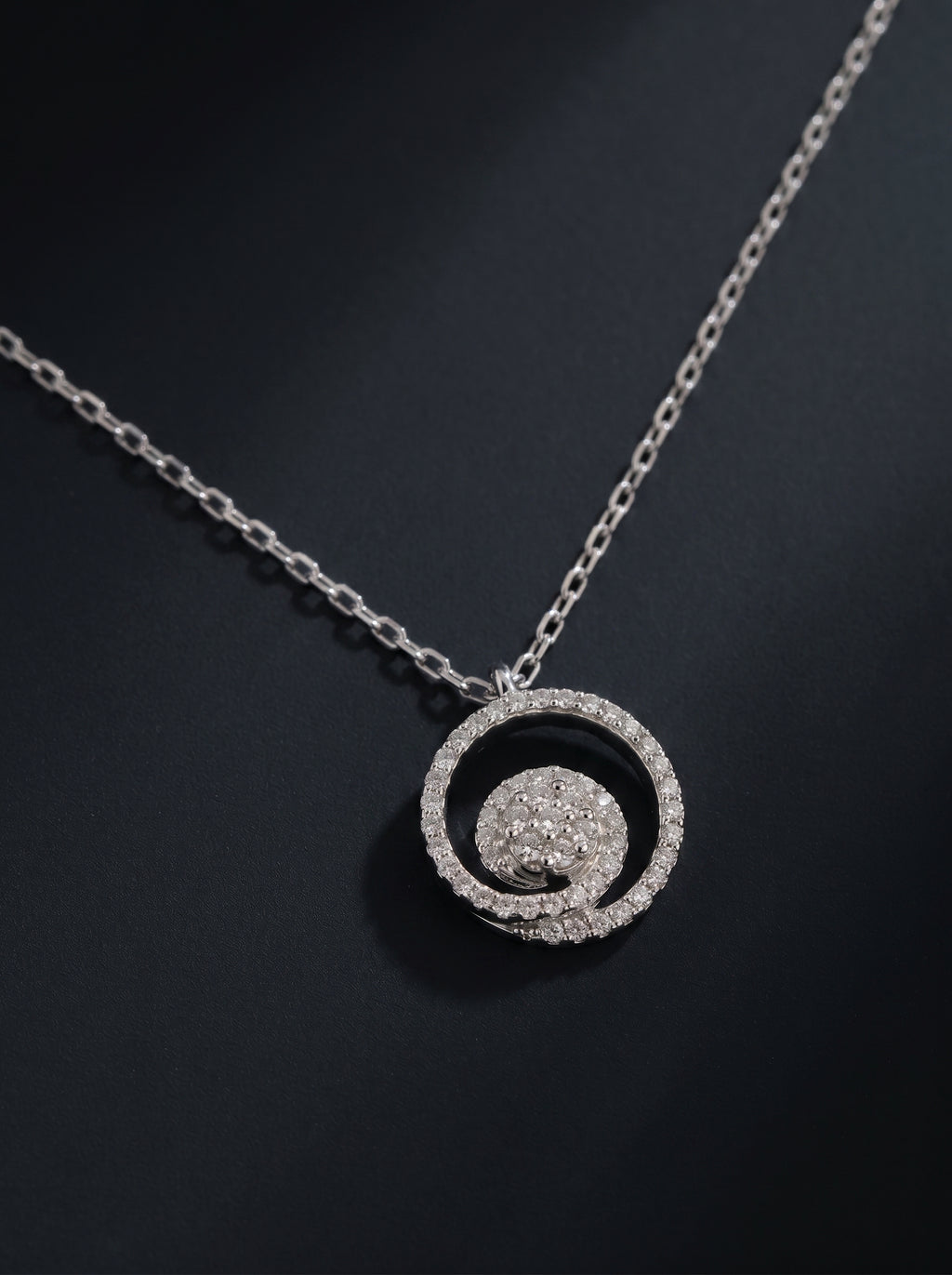 14K White Gold Pendant