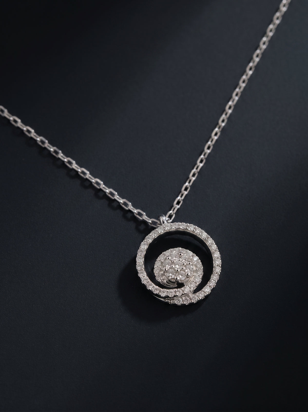 14K White Gold Pendant