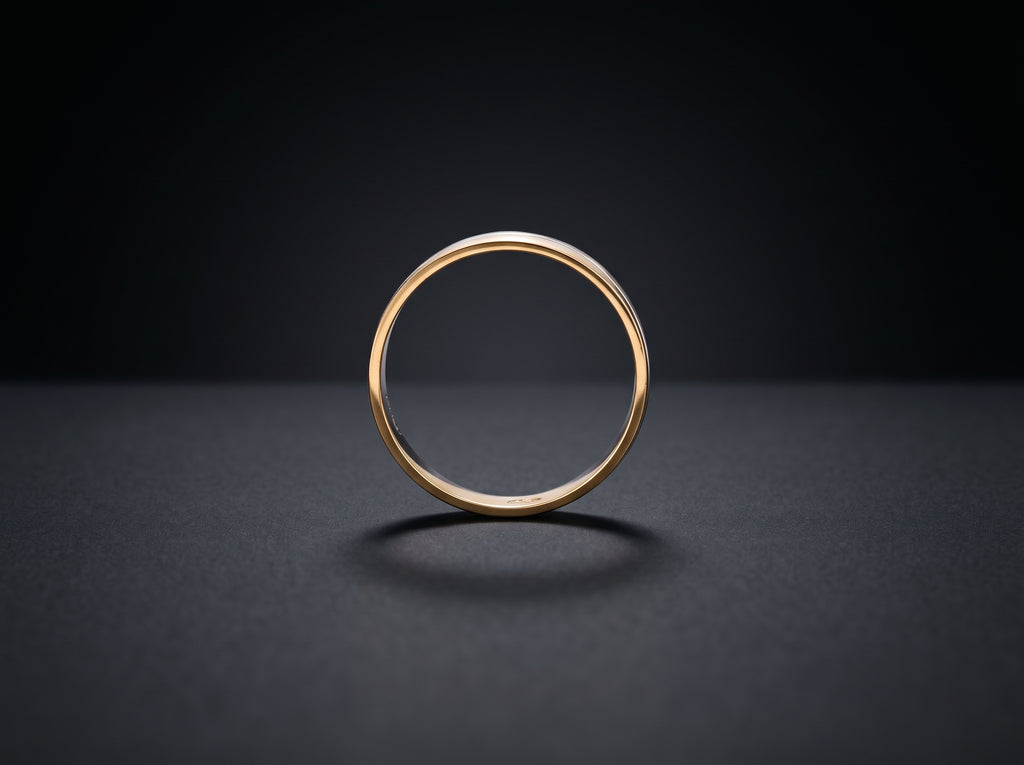 18K White + 22K Gold Ring
