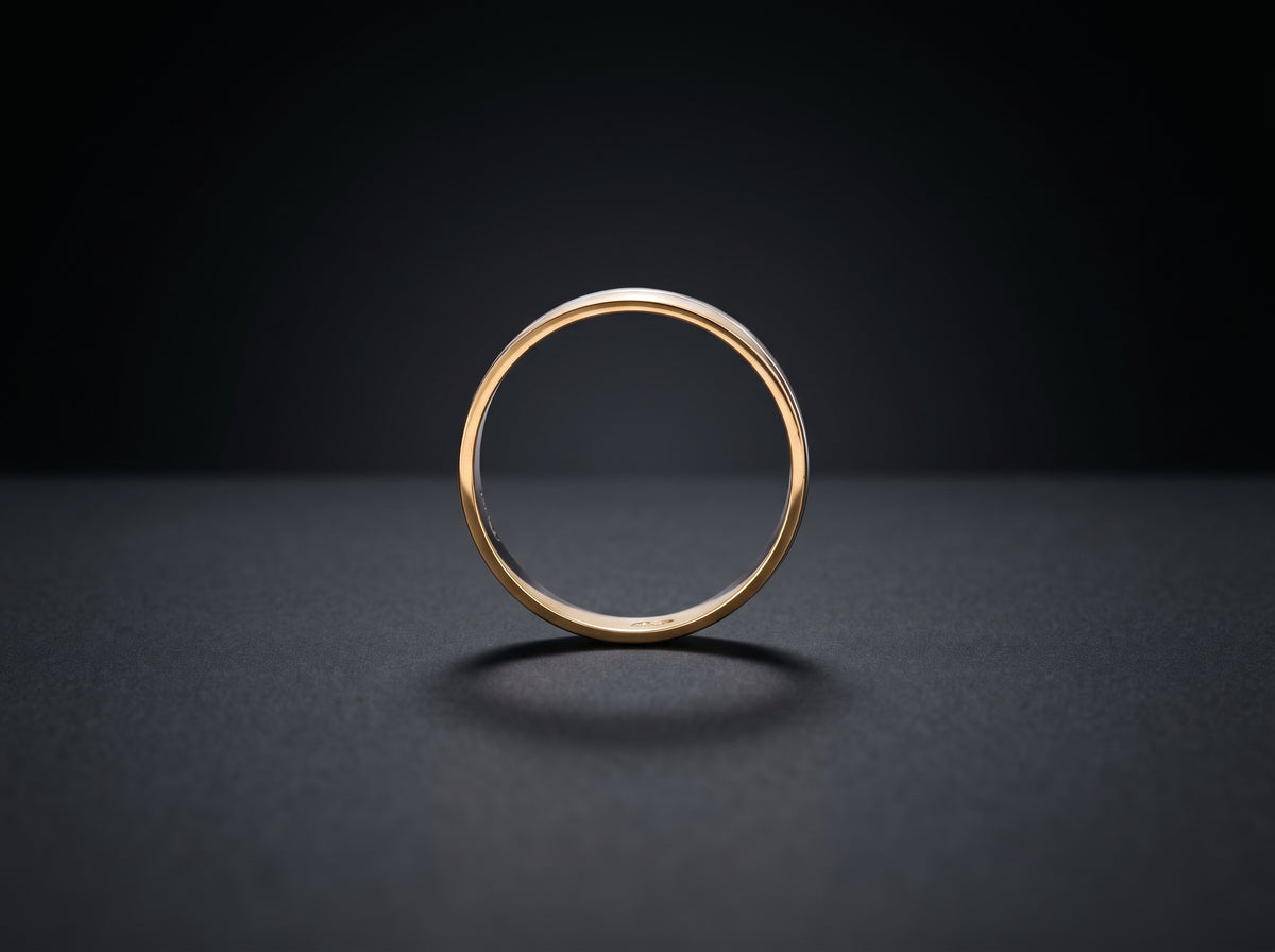 18K White + 22K Gold Ring