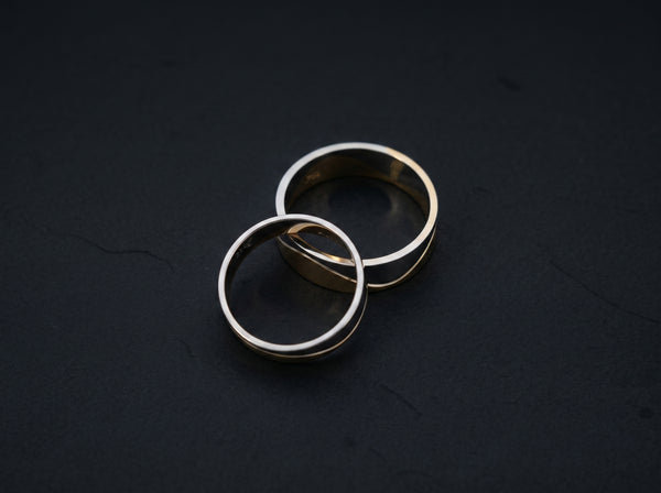 18K White + 22K Gold Ring